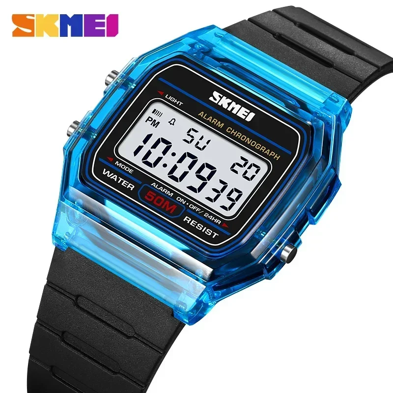 SKMEI 2056 Transparent TPU Str - مراجعة Rubber Strap Diver وسعره