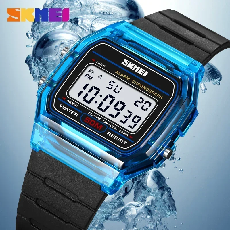 SKMEI 2056 Transparent TPU Str - مراجعة Rubber Strap Diver وسعره