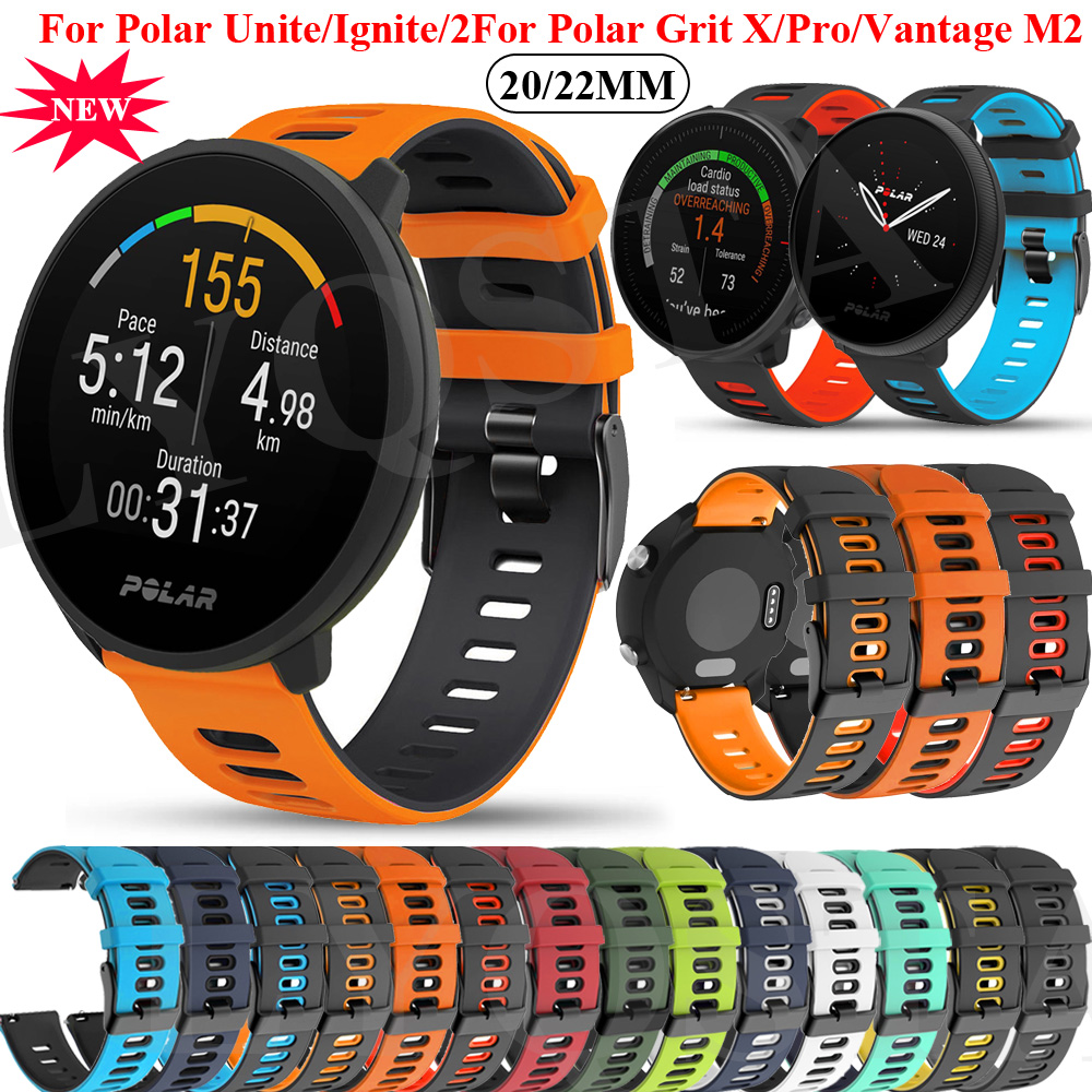 20 22mm Wrist Straps Band For  - مراجعة Silicone Watch Band 22Mm وسعره