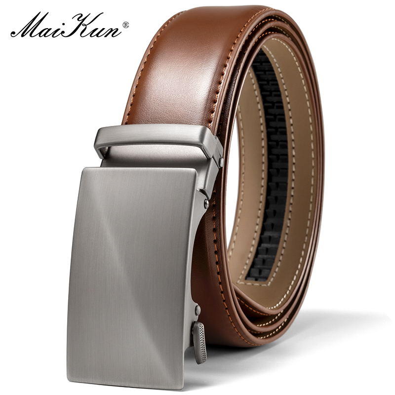 Maikun Brown Leather Ratchet B - مراجعة Leather Strap Quick Release وسعره