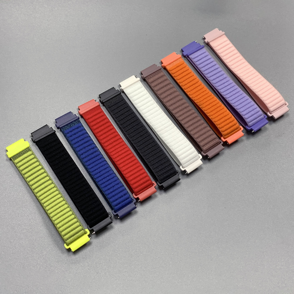 Nylon loop Band For Garmin Viv - مراجعة Sport Loop Velcro وسعره
