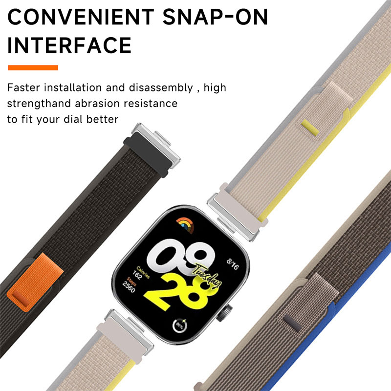 For Xiaomi Redmi Watch 4 Nylon - مراجعة Sport Loop Velcro وسعره