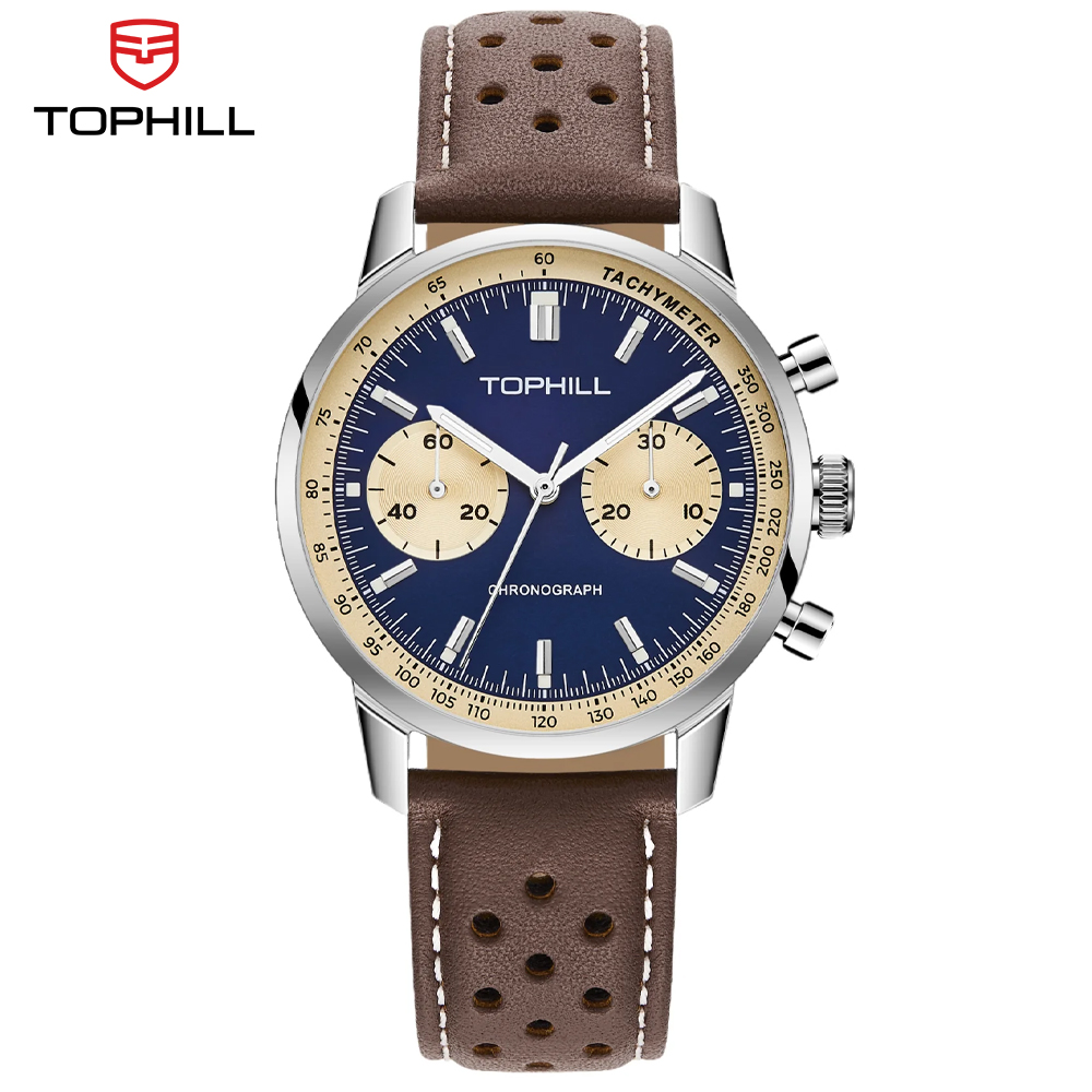 TOPHILL Vintage Racing Chronog - مراجعة Tropic Strap Vintage وسعره