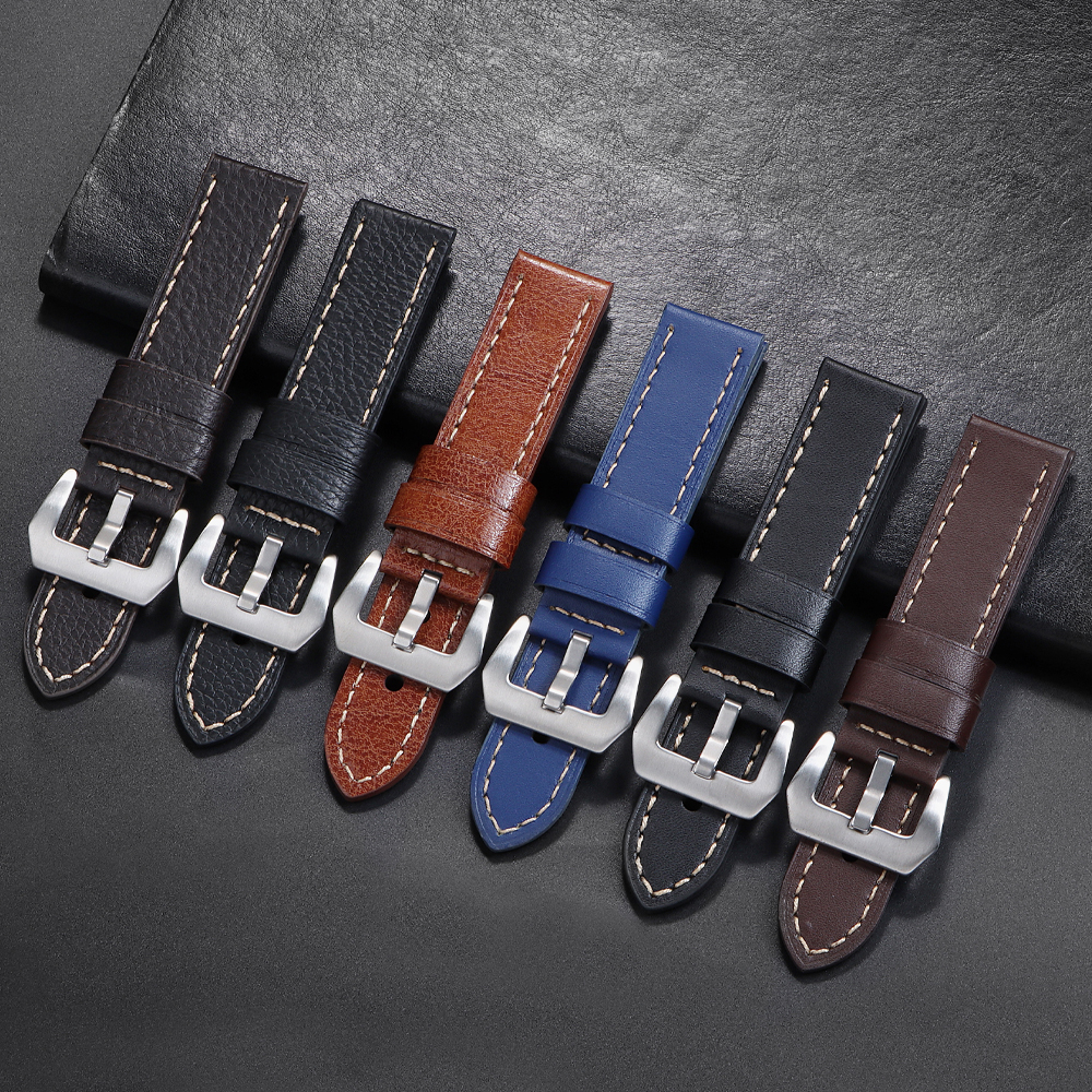 18mm 20mm 22mm 24mm Genuine Le - مراجعة Suede Strap Watch وسعره