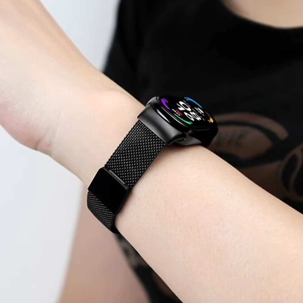 Strap For Xiaomi Mi Band 8 9 a - مراجعة Milanese Loop Magnetic وسعره