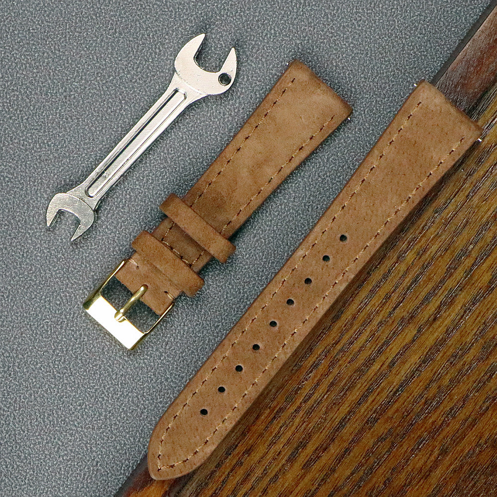 Premium Leather Suede Watch St - مراجعة Suede Strap Watch وسعره