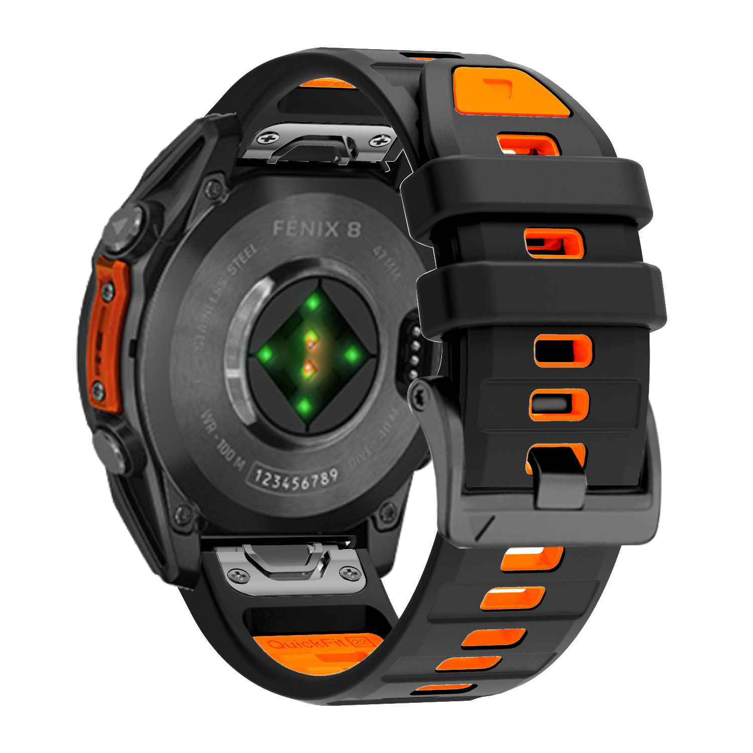 QuickFit 26mm 22mm Silicone Wa - مراجعة Silicone Watch Band 22Mm وسعره