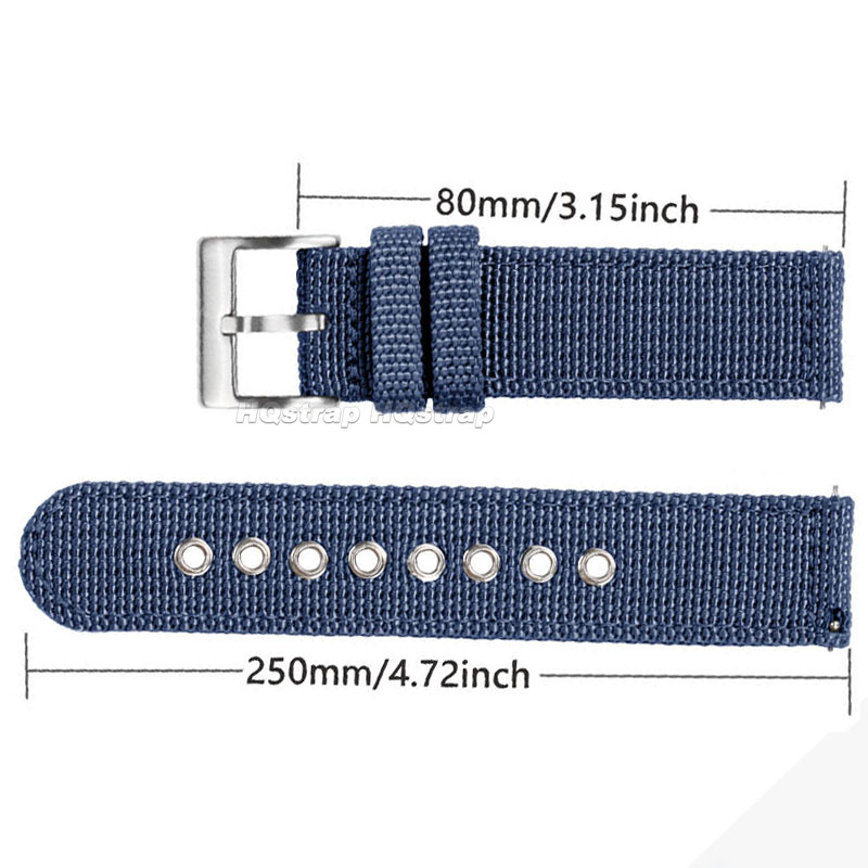 Nylon Strap 18mm 20mm 22mm Ban - مراجعة Nato Strap Nylon وسعره