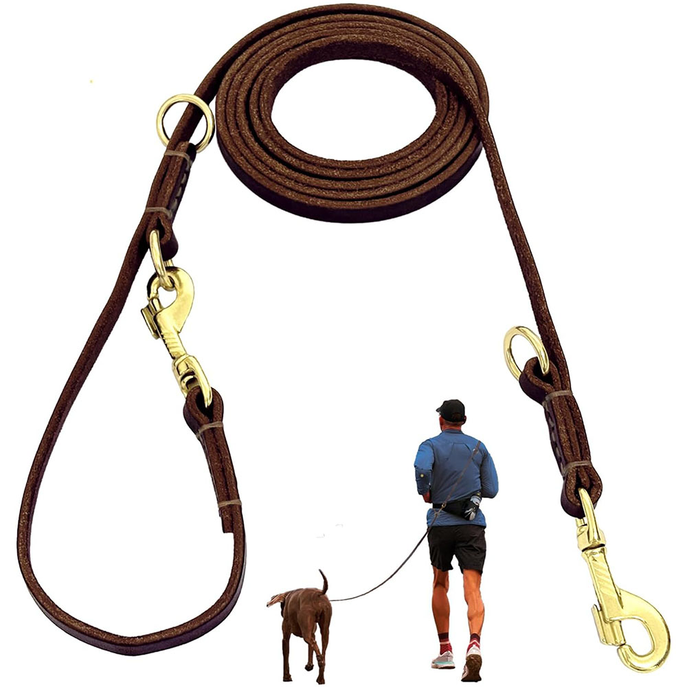 Multi Function Leather Dog Lea - مراجعة Leather Strap Quick Release وسعره