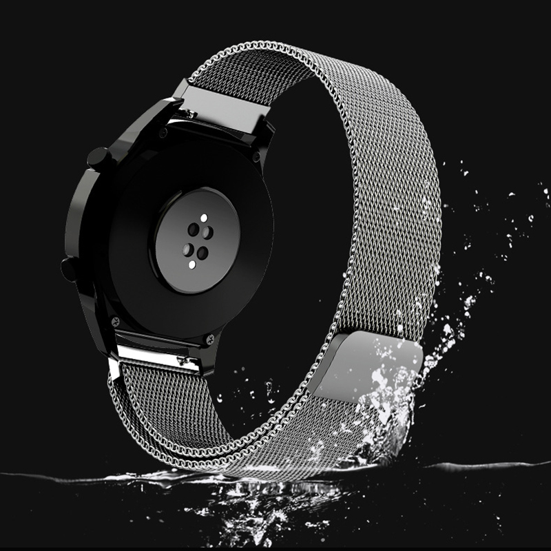20mm 22mm Milanese Loop Strap  - مراجعة Milanese Loop Magnetic وسعره