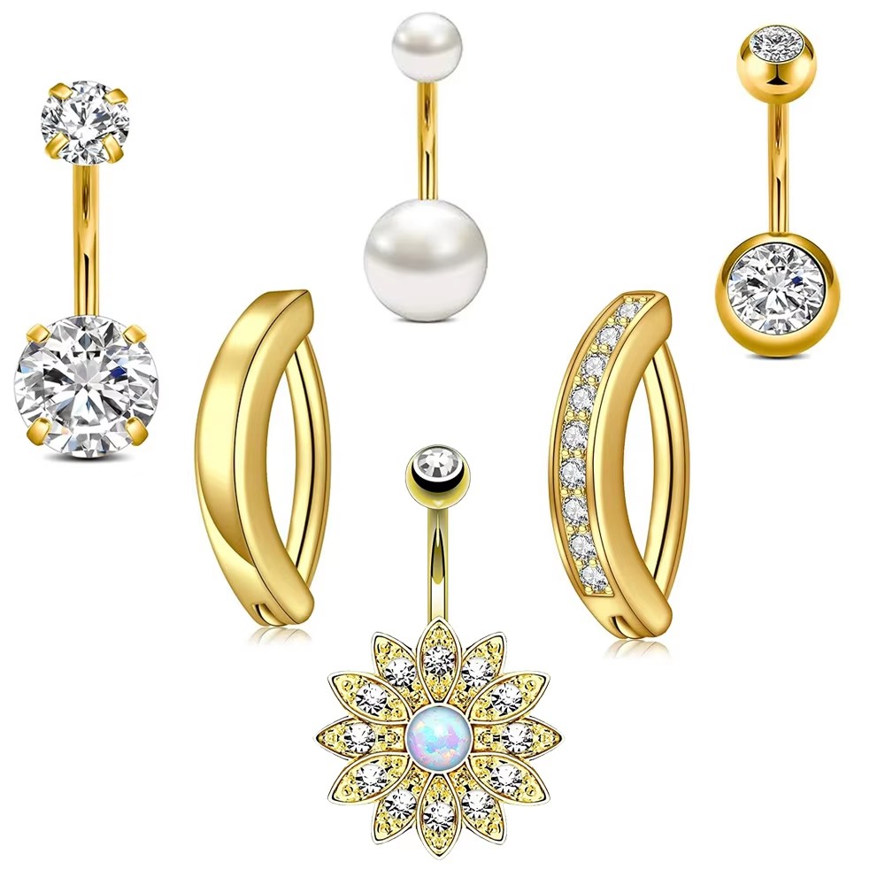 6pcs/lot Reversed Bar Fake Pea - مراجعة Curved Spring Bar وسعره