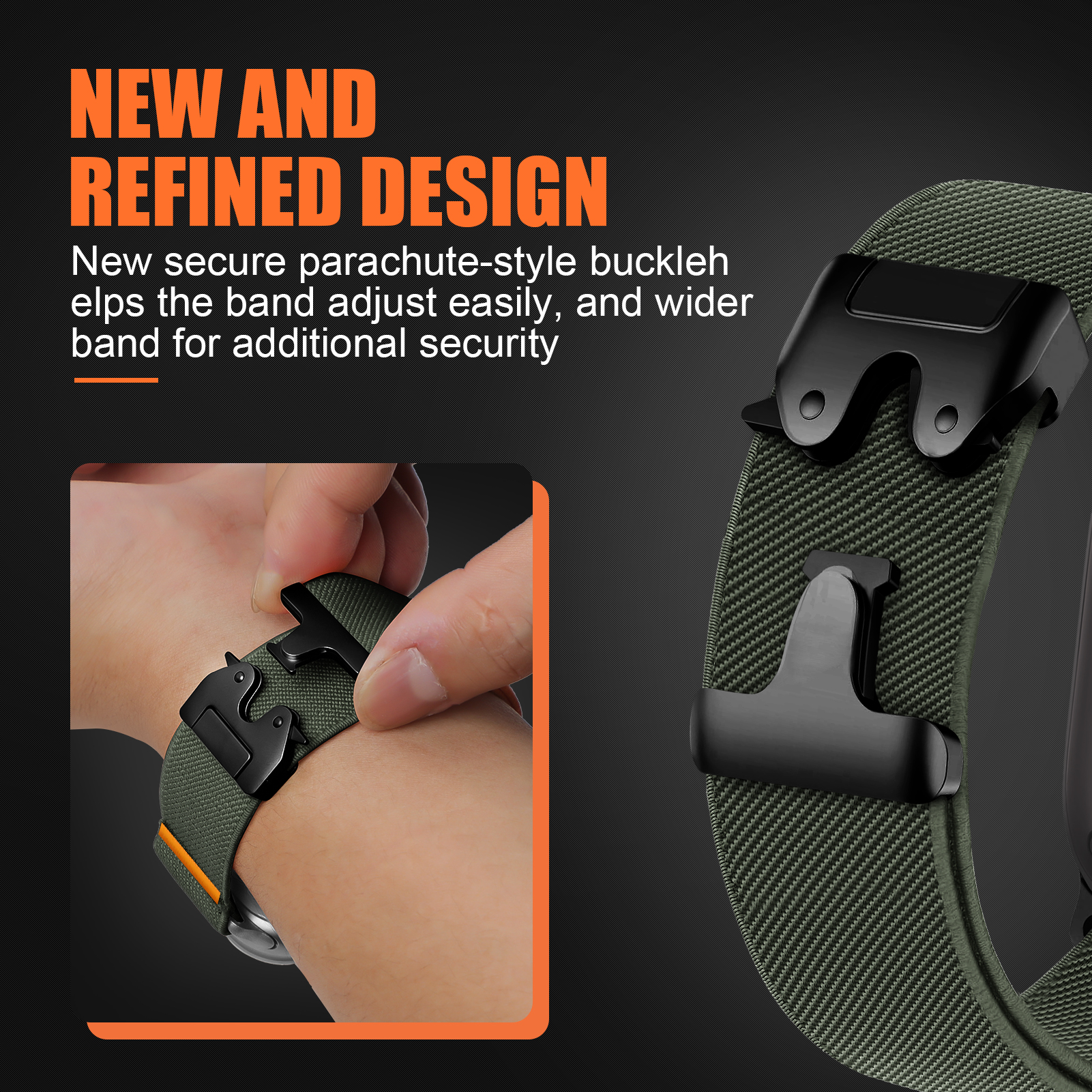 Straps For Apple Watch ultra 2 - مراجعة Parachute Strap Elastic وسعره