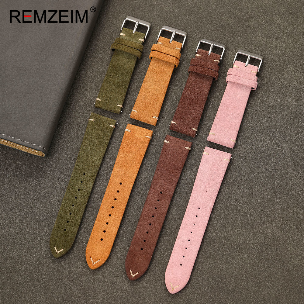 Unisex Suede Leather Watch Bel - مراجعة Suede Strap Watch وسعره