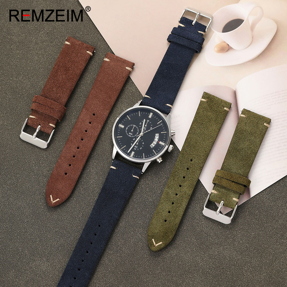 Unisex Suede Leather Watch Bel - مراجعة Suede Strap Watch وسعره