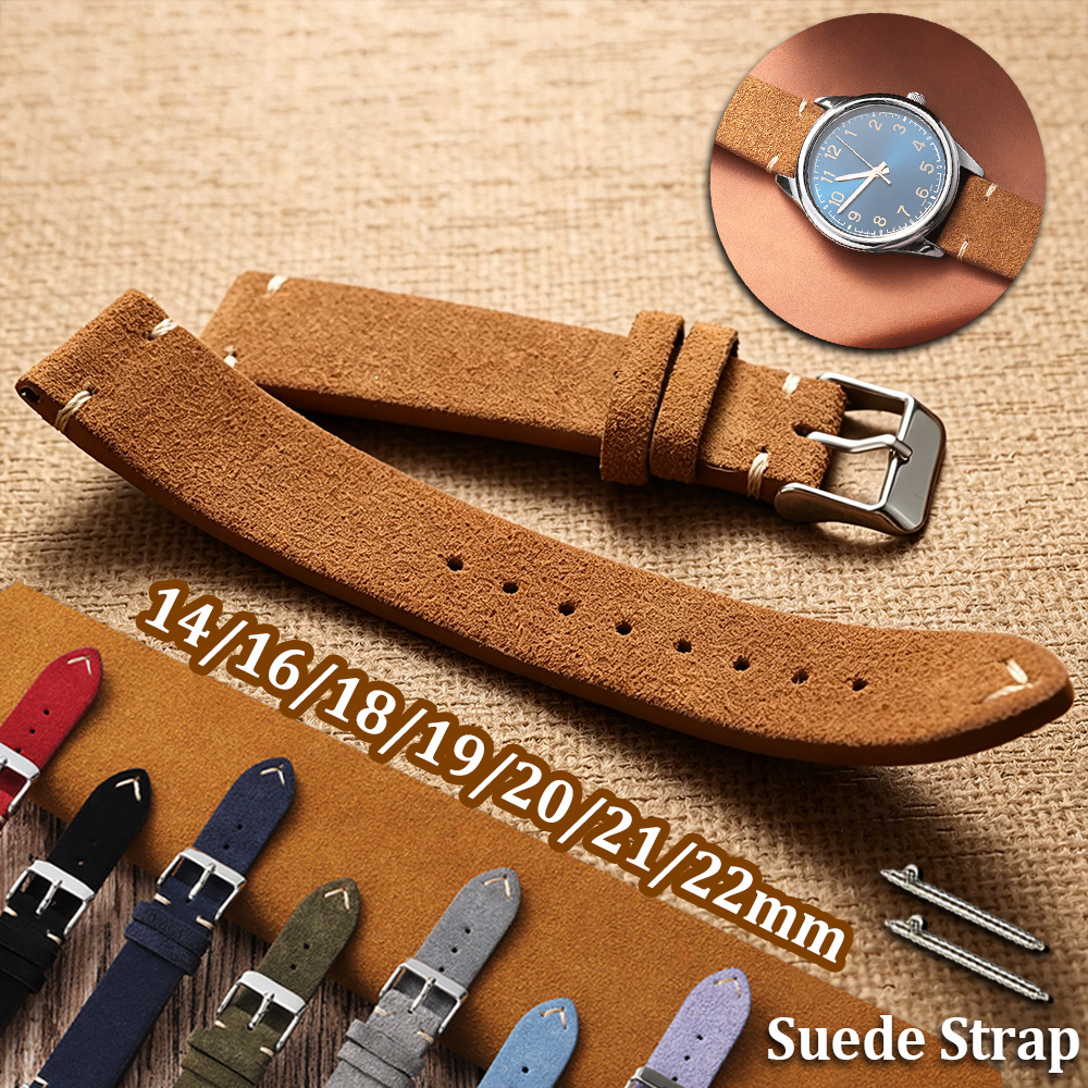 14 16 18 19 20 21 22mm Quick R - مراجعة Leather Strap Quick Release وسعره
