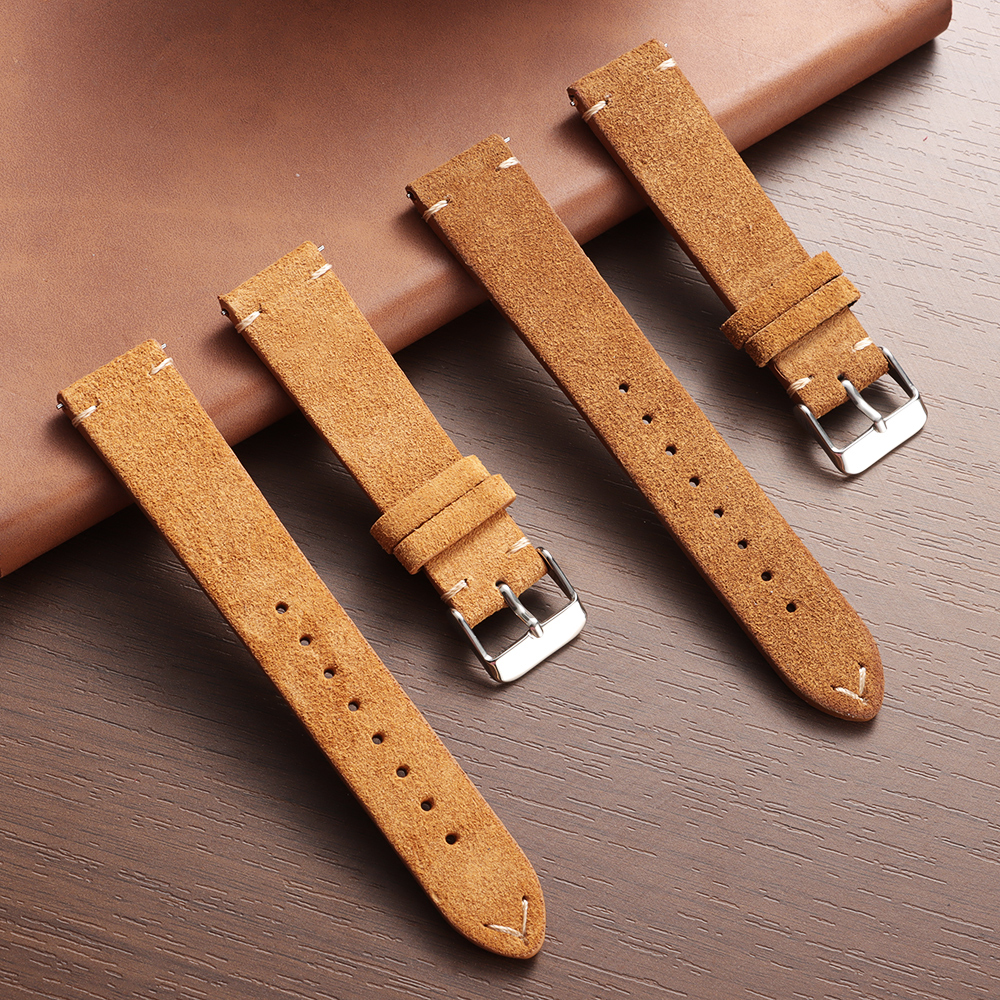 14 16 18 19 20 21 22mm Quick R - مراجعة Leather Strap Quick Release وسعره