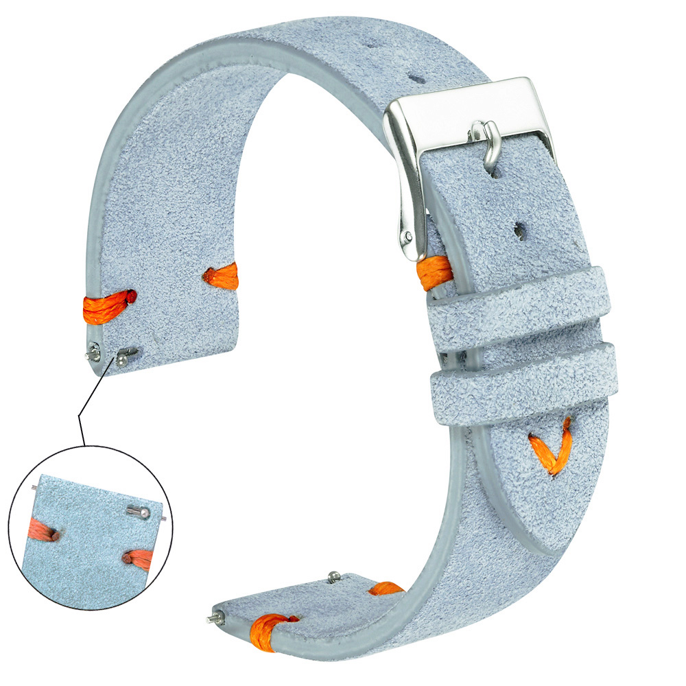 Suede Watch Straps 18mm 20mm H - مراجعة Suede Strap Watch وسعره