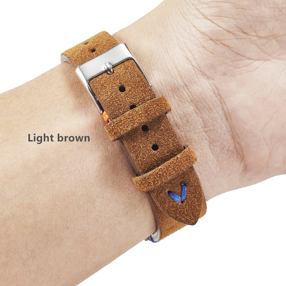 Suede Watch Straps 18mm 20mm H - مراجعة Suede Strap Watch وسعره