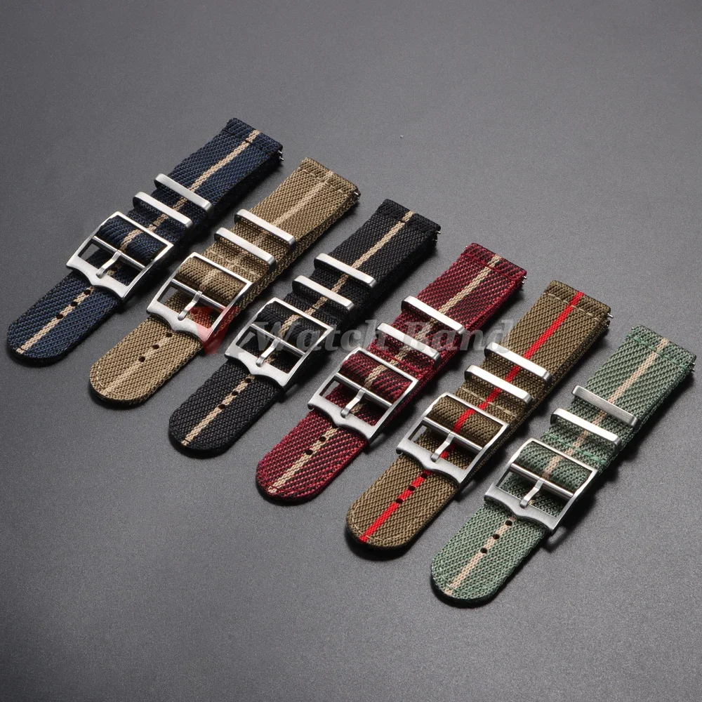20 22mm Nylon Strap for Tudor  - مراجعة Nato Strap Nylon وسعره