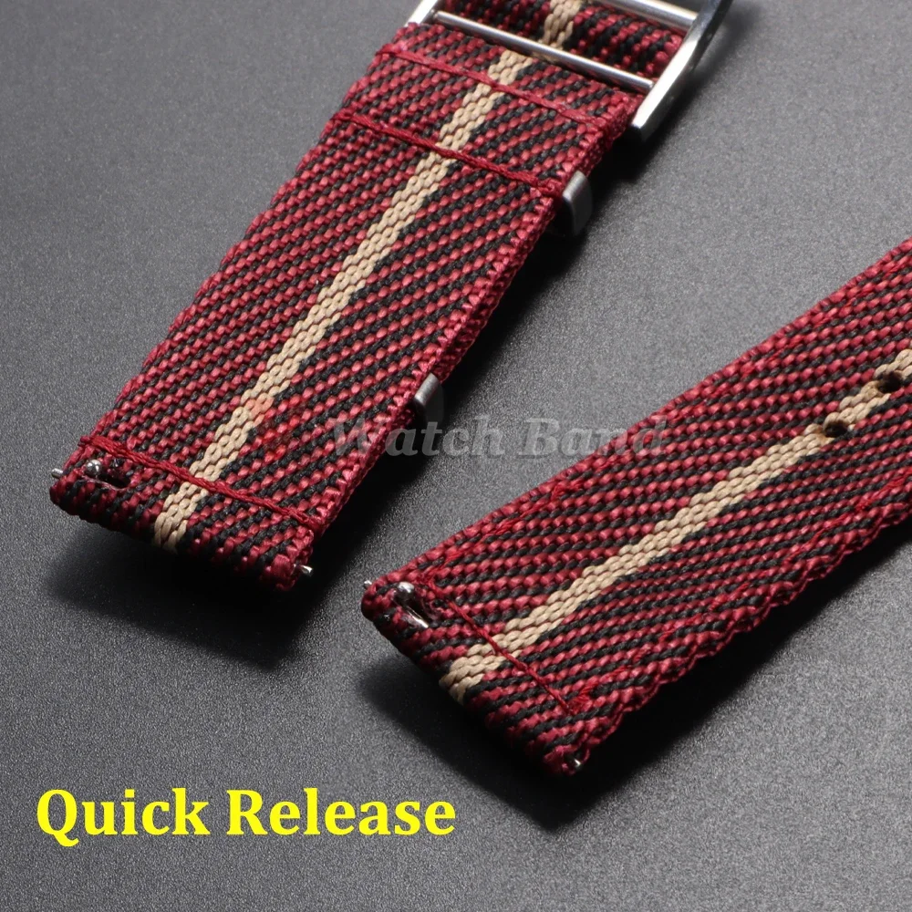 20 22mm Nylon Strap for Tudor  - مراجعة Nato Strap Nylon وسعره