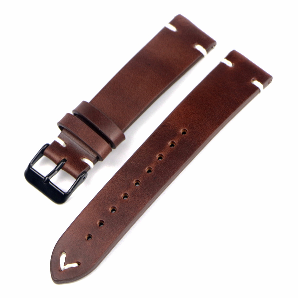 Vintage Genuine 18mm 19mm 20mm - مراجعة Suede Strap Watch وسعره