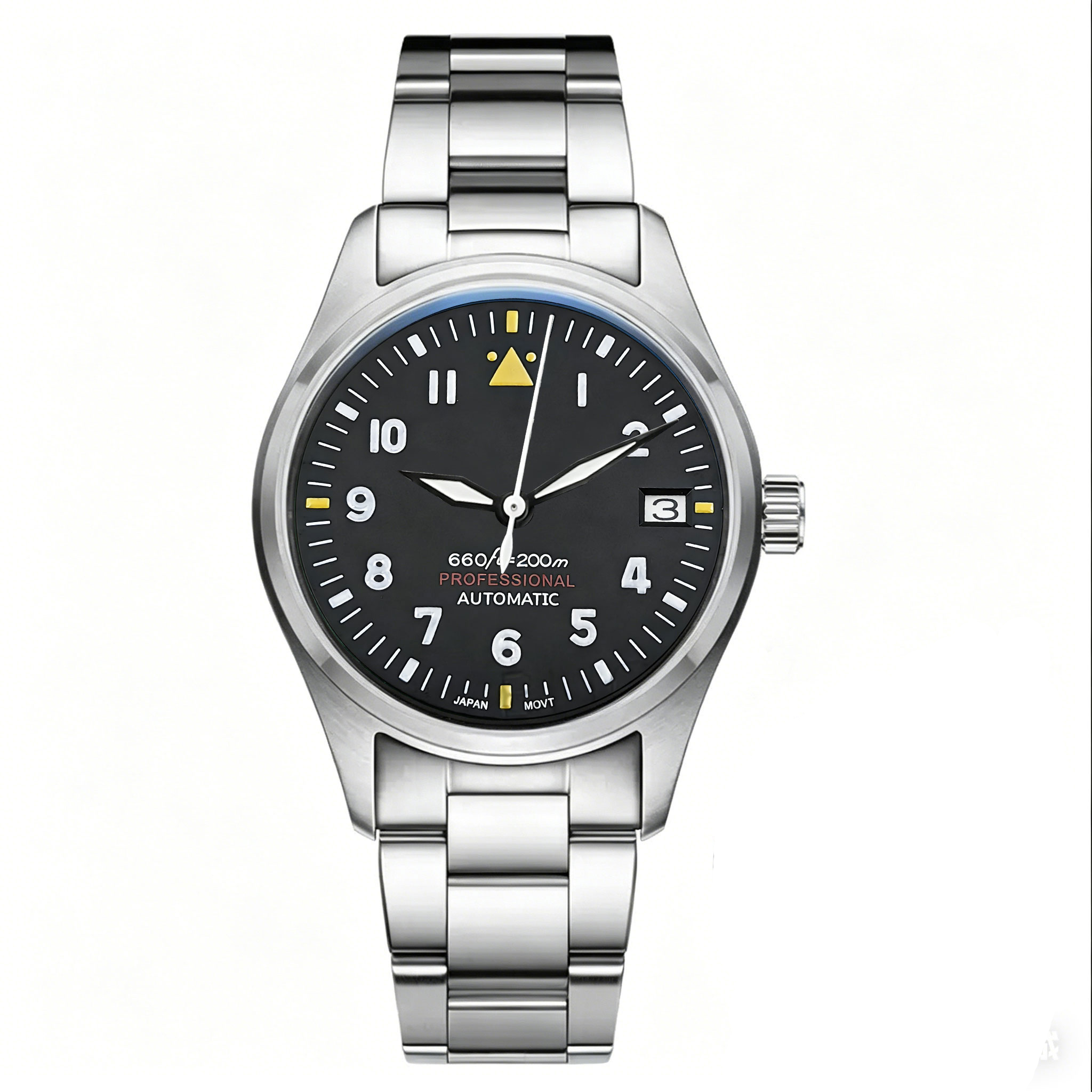 Custom LOGO 36mm 39mm Pilot Wa - مراجعة Stainless Bracelet Diver وسعره
