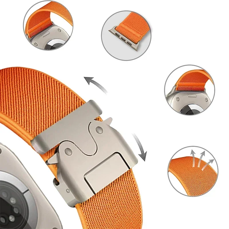 Parachute Strap for Apple Watc - مراجعة Parachute Strap Elastic وسعره
