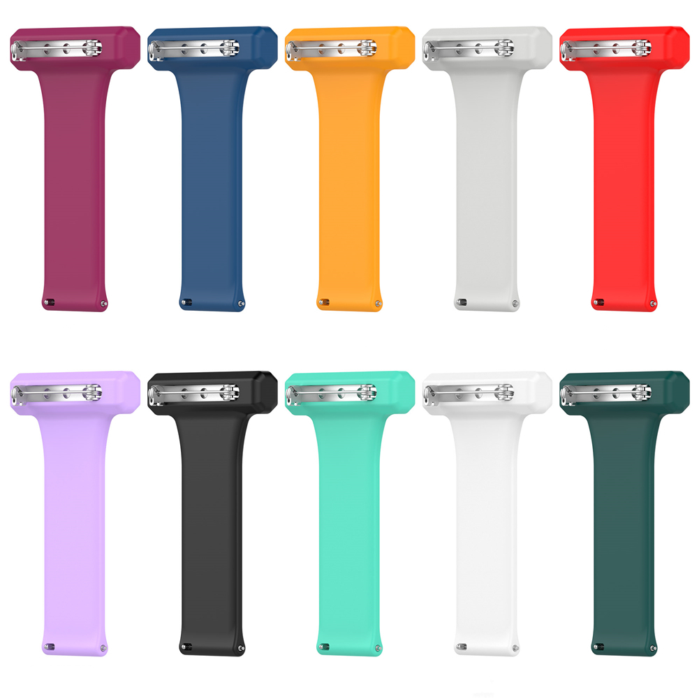 Pin Brooch Watch Strap 20MM 22 - مراجعة Silicone Watch Band 22Mm وسعره
