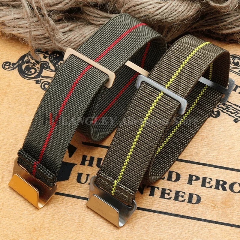 Elastic Nylon Watch Band for S - مراجعة Parachute Strap Elastic وسعره