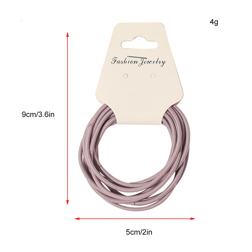 10PCS Women Girls Simple Basic - مراجعة Silicone Band Women وسعره