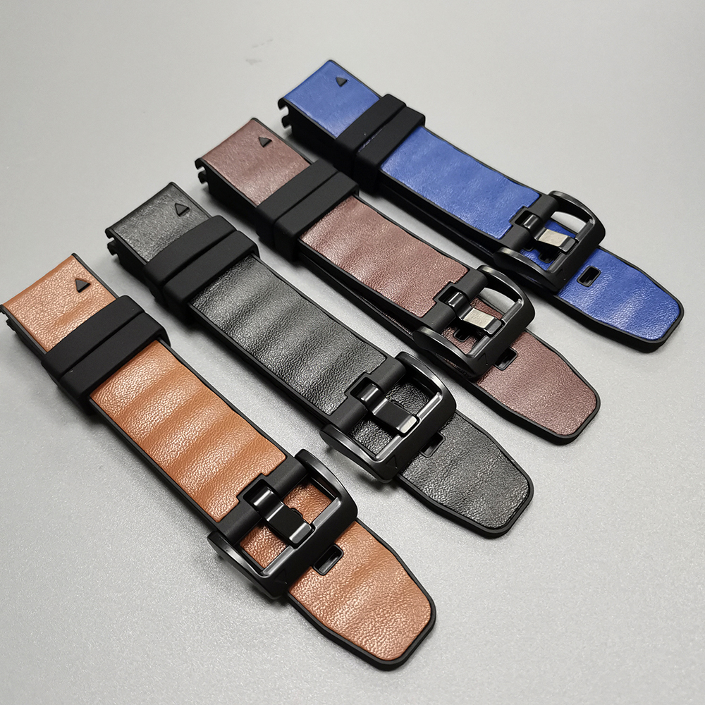 Quick Fit 22mm 26mm Leather+Si - مراجعة Leather Strap Quick Release وسعره