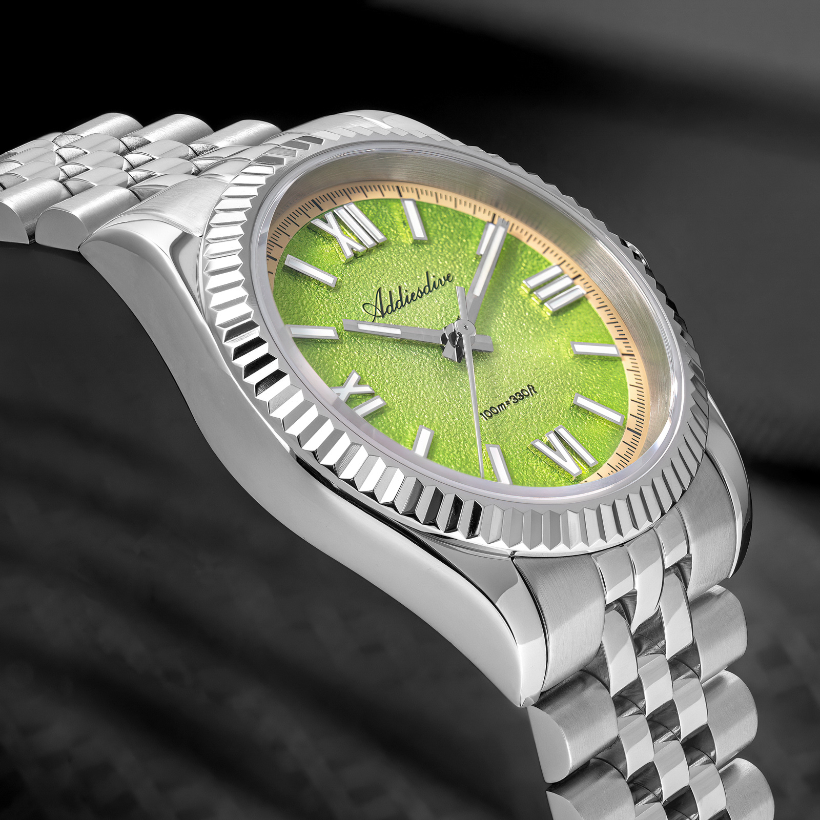 ADDIESDIVE Hight Quality Sapph - مراجعة Stainless Bracelet Diver وسعره
