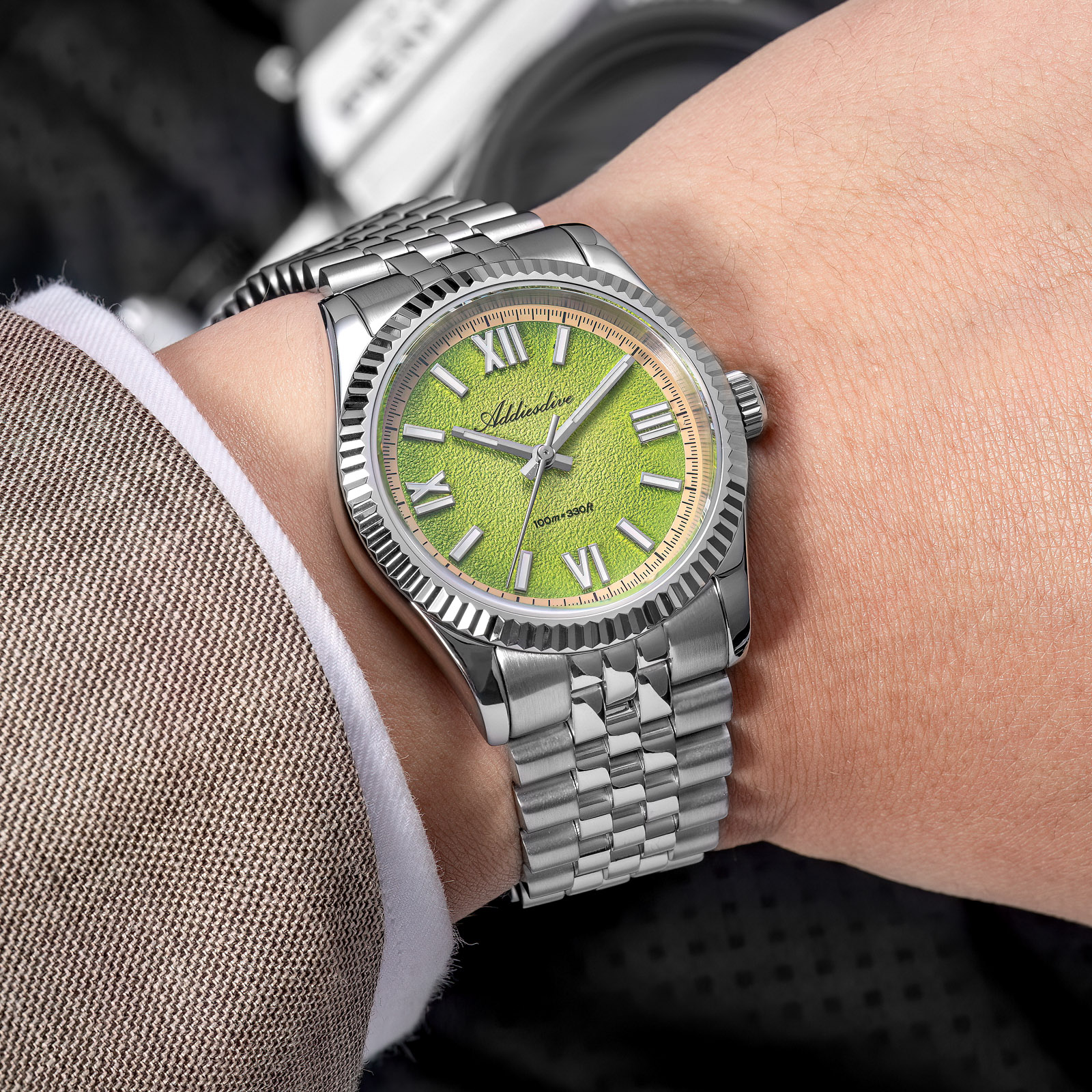 ADDIESDIVE Hight Quality Sapph - مراجعة Stainless Bracelet Diver وسعره