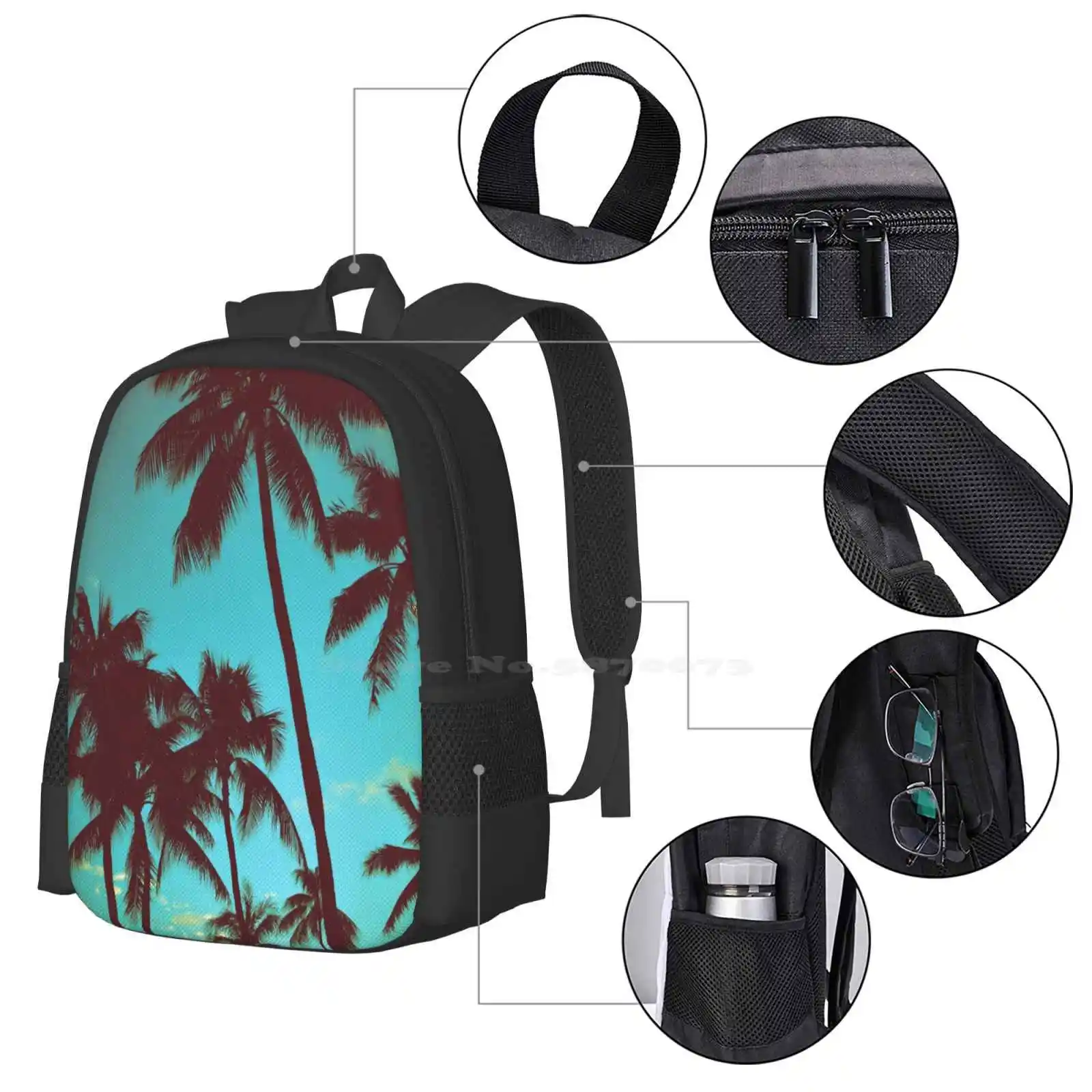 Vintage Tropical Palms Pattern - مراجعة Tropic Strap Vintage وسعره