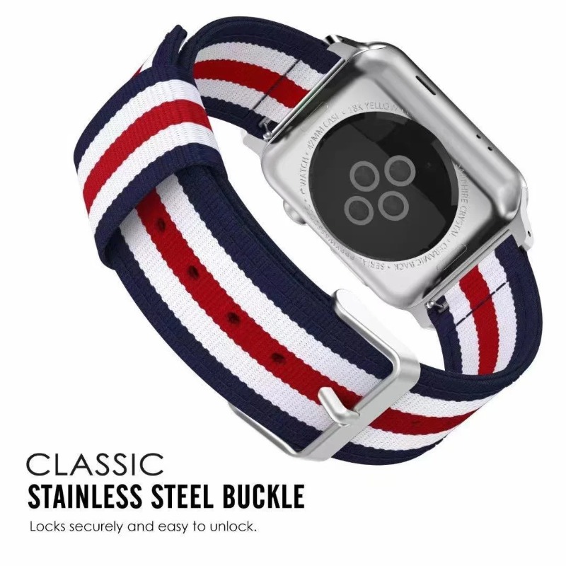 Nylon Canvas Strap For Apple W - مراجعة Canvas Strap Watch وسعره