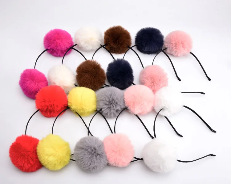 Women Girl Sweet Pompon Ball F - مراجعة Silicone Band Women وسعره