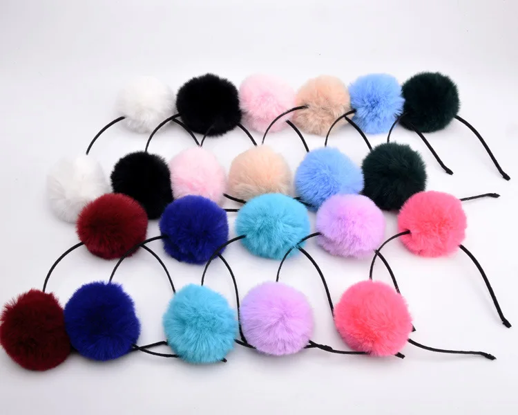 Women Girl Sweet Pompon Ball F - مراجعة Silicone Band Women وسعره