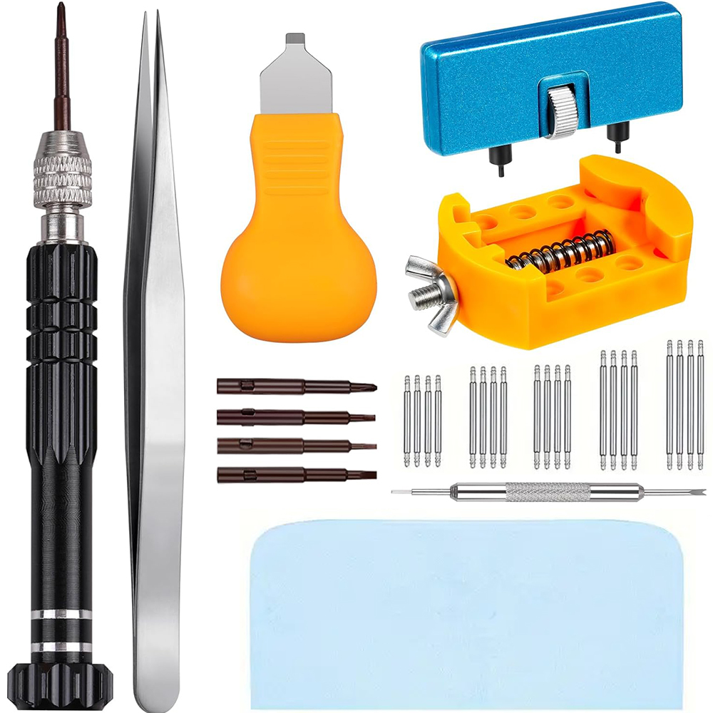 32 pcs Watch Battery Replaceme - مراجعة Spring Bar Tool Set وسعره