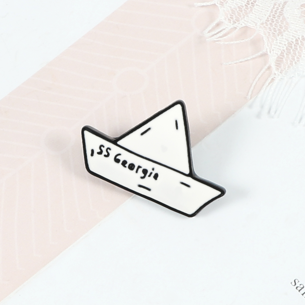 Paper Boat Enamel Pin SS Georg - مراجعة Buckle Pin Ss وسعره