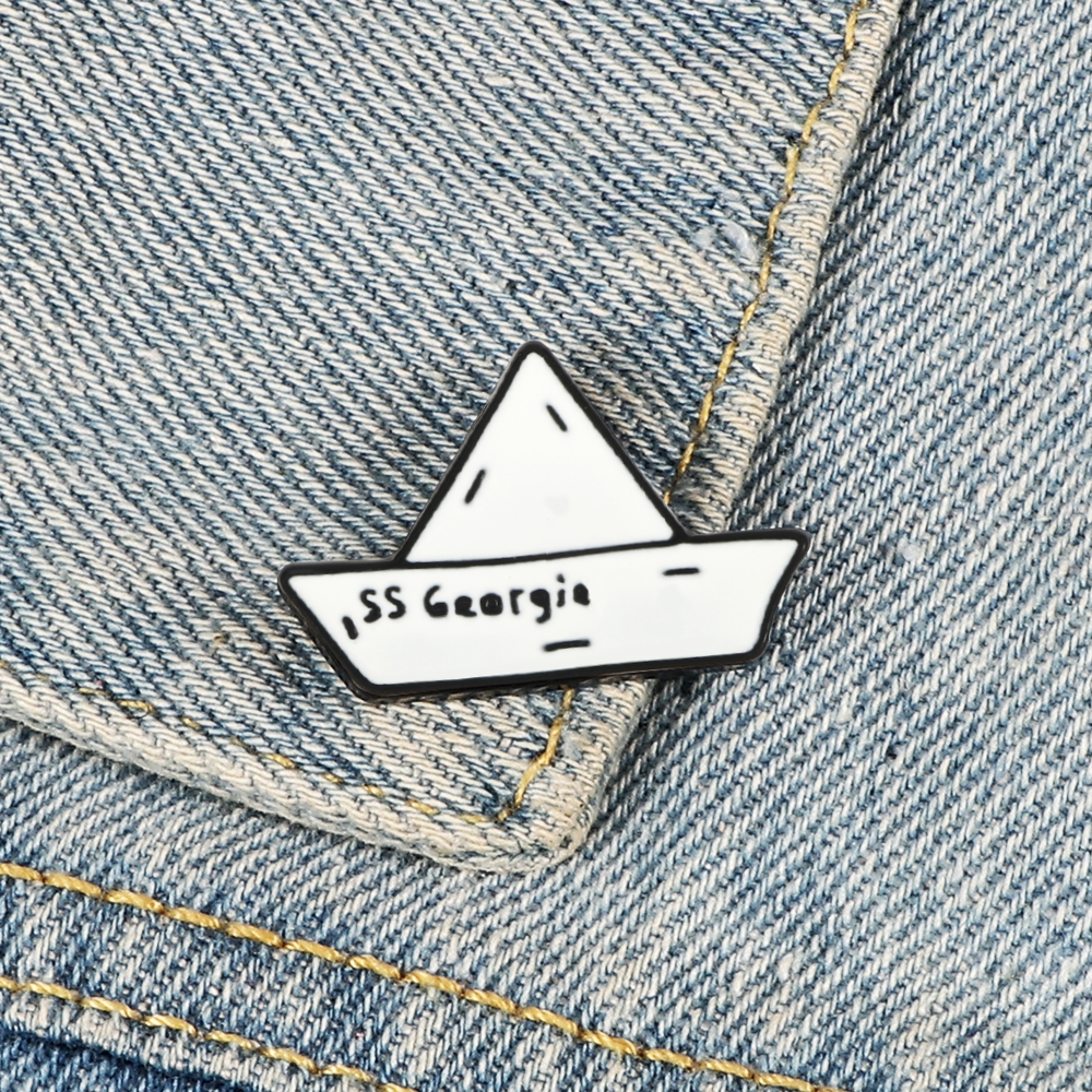 Paper Boat Enamel Pin SS Georg - مراجعة Buckle Pin Ss وسعره