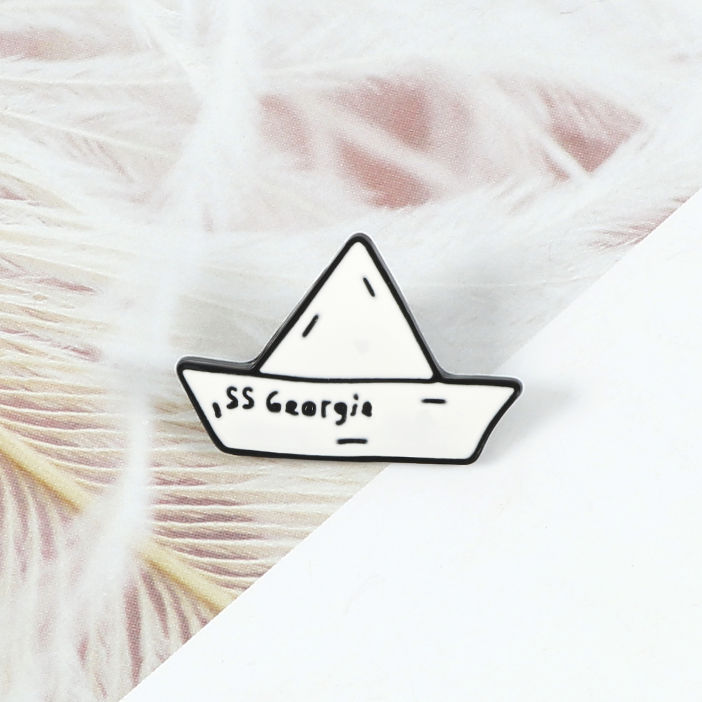 Paper Boat Enamel Pin SS Georg - مراجعة Buckle Pin Ss وسعره