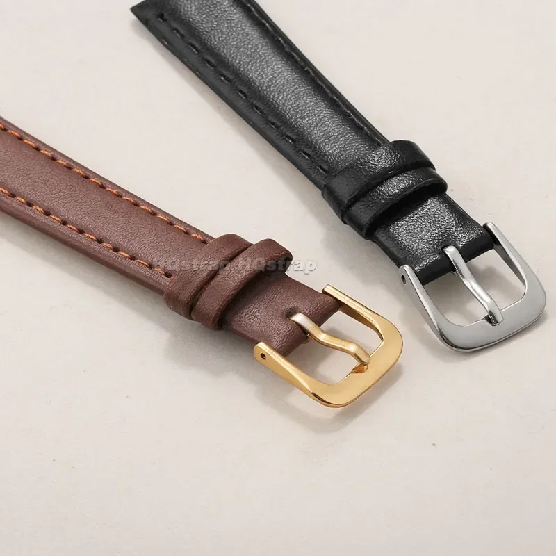 PU Leather Strap 10mm 12mm 14m - مراجعة Suede Strap Watch وسعره