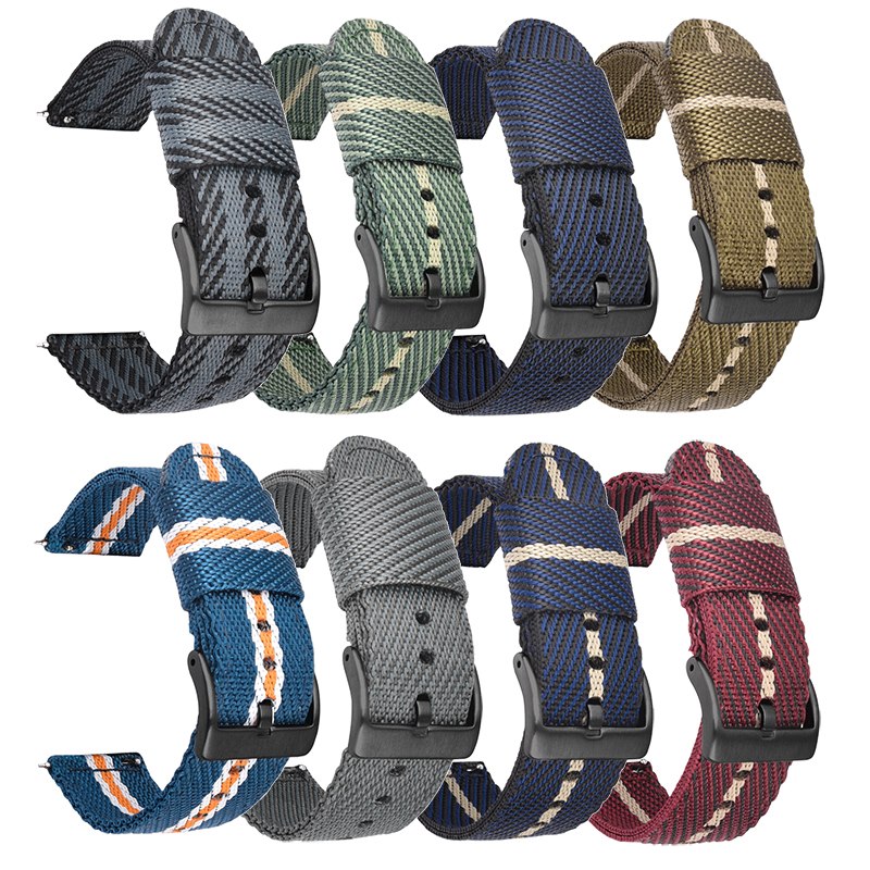 Woven Nylon Strap 18mm 20mm 22 - مراجعة Nato Strap Nylon وسعره