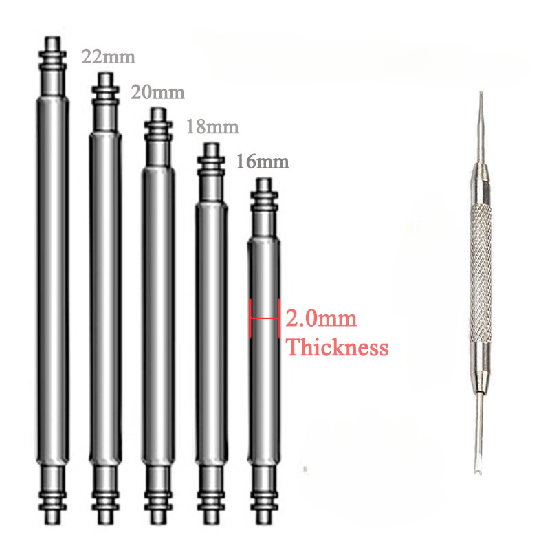 15pcs Watch Band Pin 2.0mm Dia - مراجعة Spring Bar Tool Set وسعره