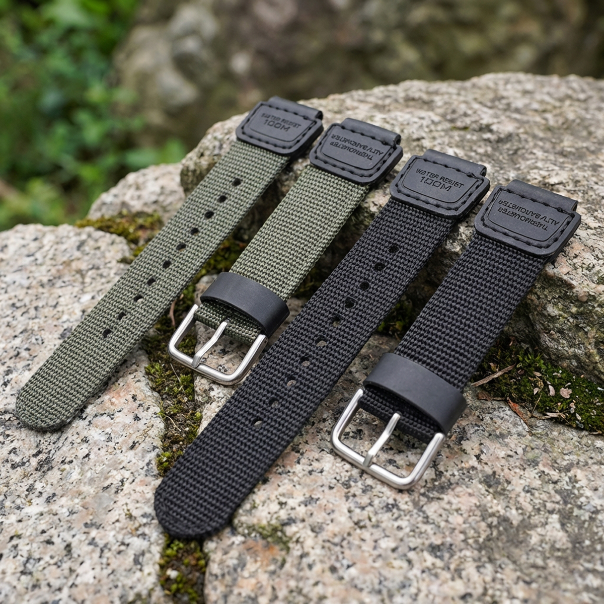 18mm Nylon Strap for Casio AE1 - مراجعة Canvas Strap Watch وسعره