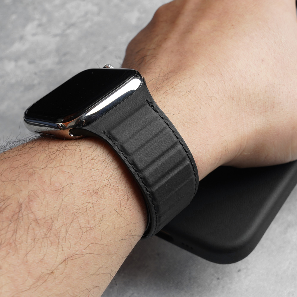 Magnetic Nappa Genuine Strap f - مراجعة Suede Strap Watch وسعره