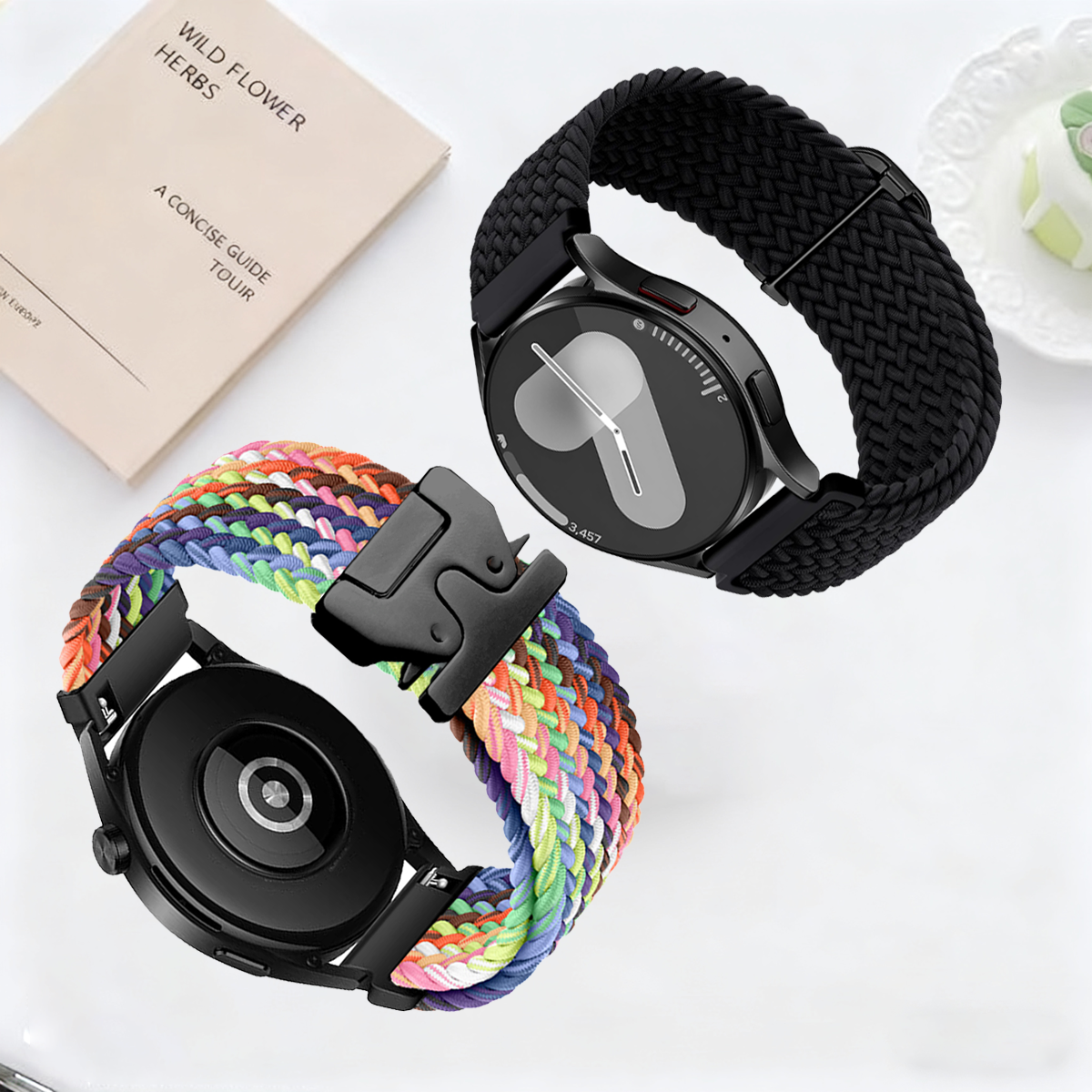 2Pcs 18/20/22 Braided Elastic  - مراجعة Parachute Strap Elastic وسعره