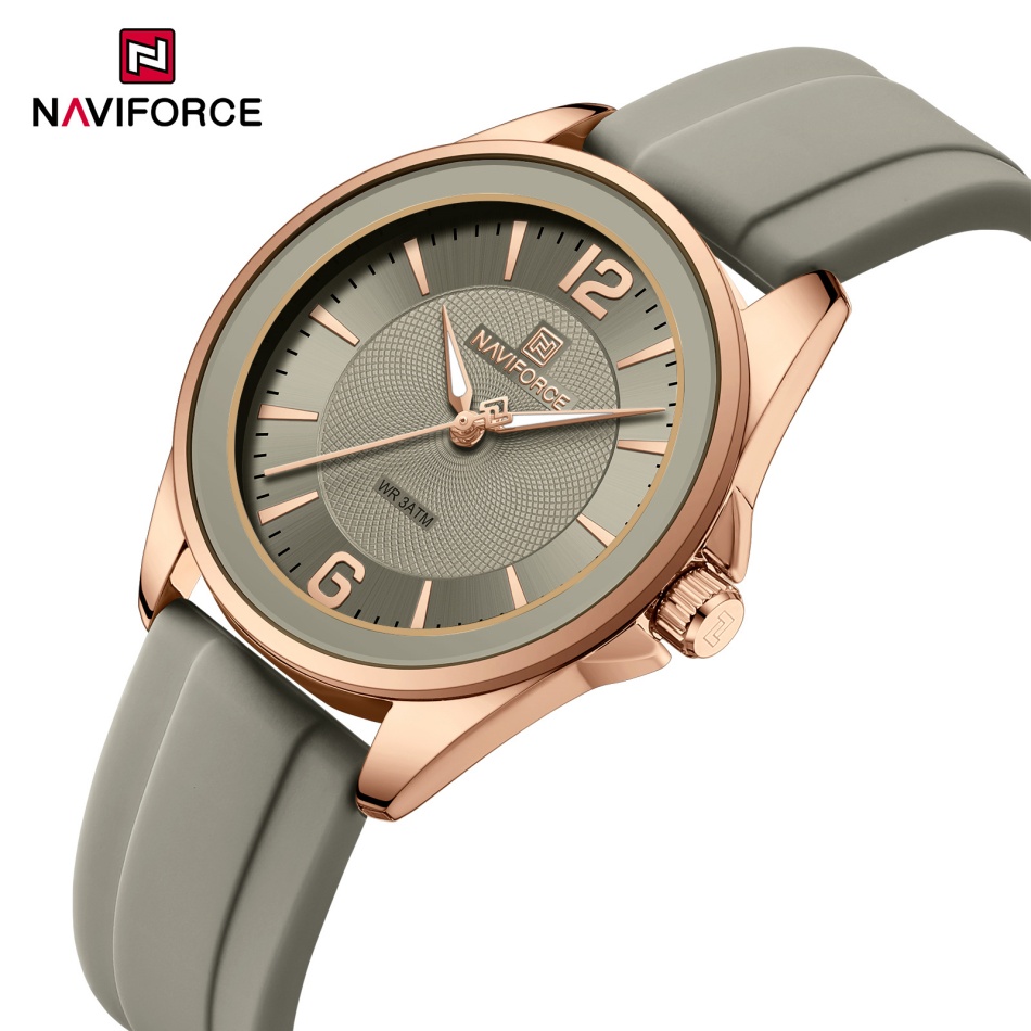 New Style NAVIFORCE Women's Wa - مراجعة Silicone Band Women وسعره