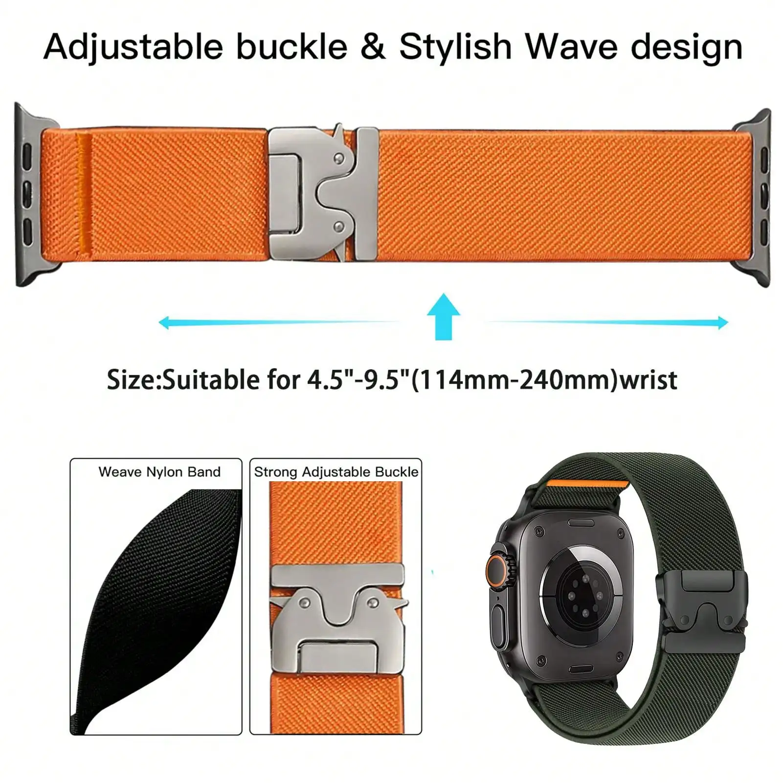 Elastic Sport Bands Compatible - مراجعة Parachute Strap Elastic وسعره