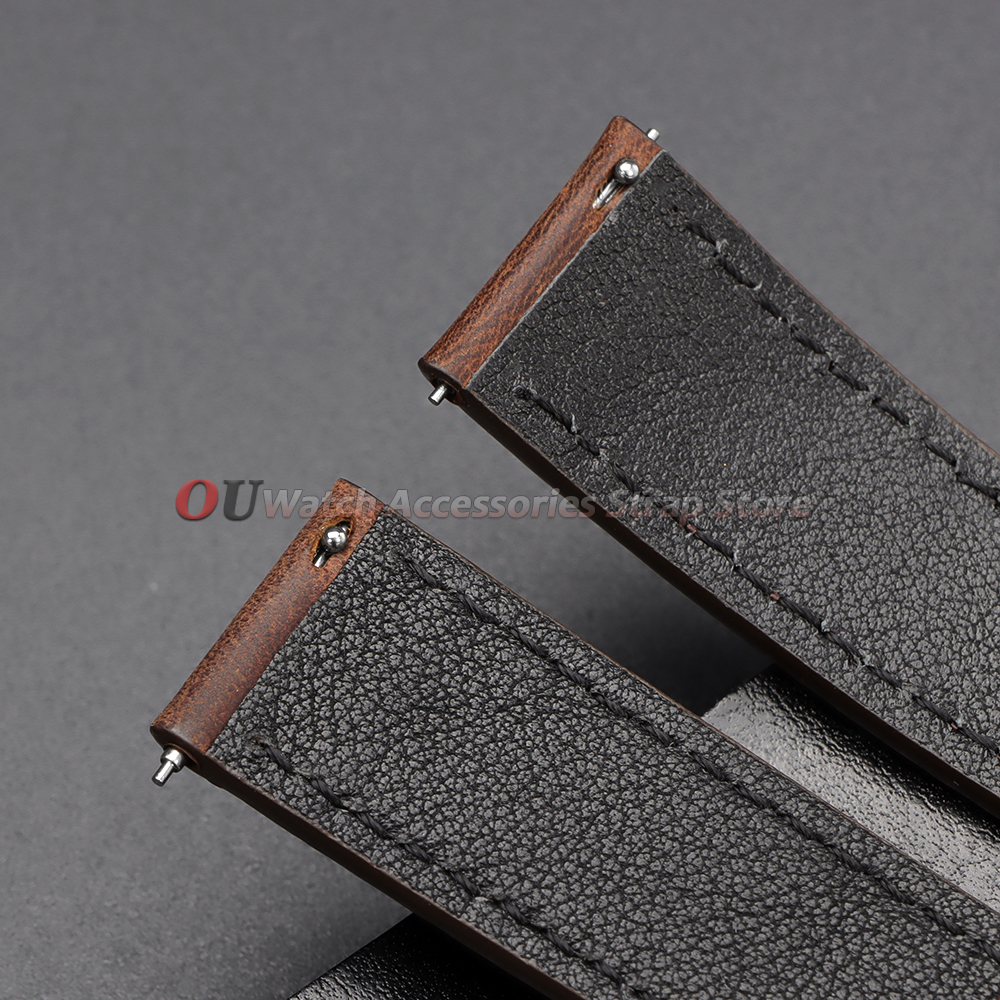 18mm 19mm 20mm 21mm 22mm 24mm  - مراجعة Leather Strap Quick Release وسعره